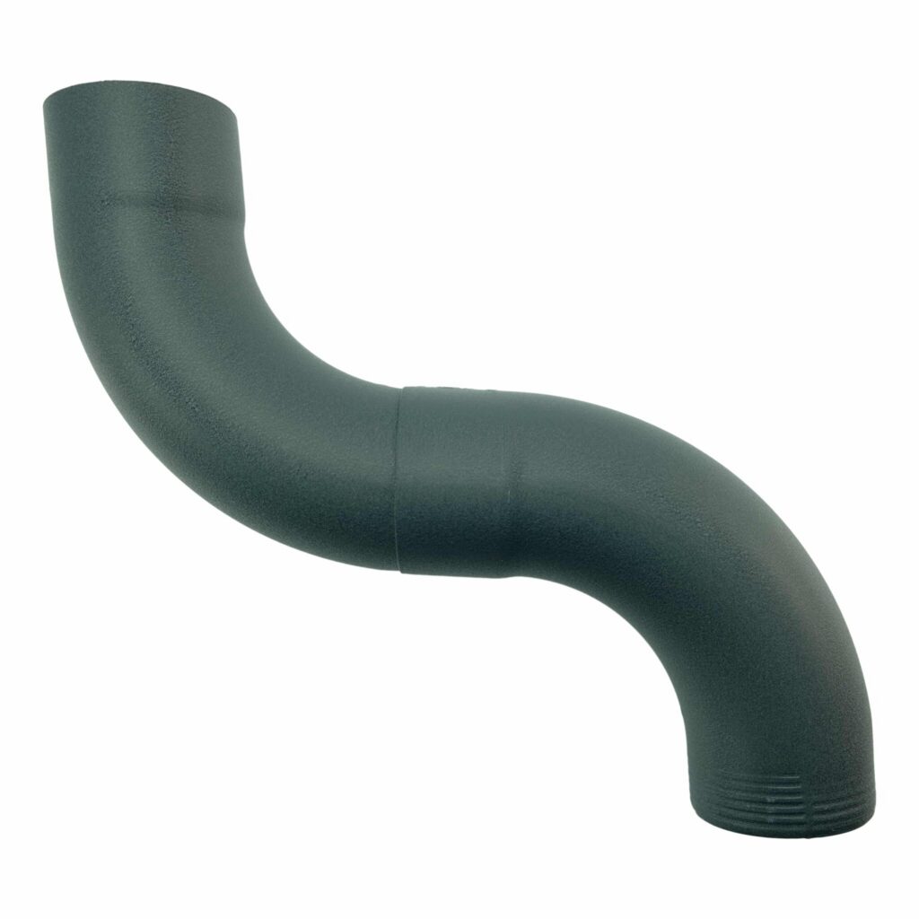 Regenpijp bocht 85gr 80mm - antraciet