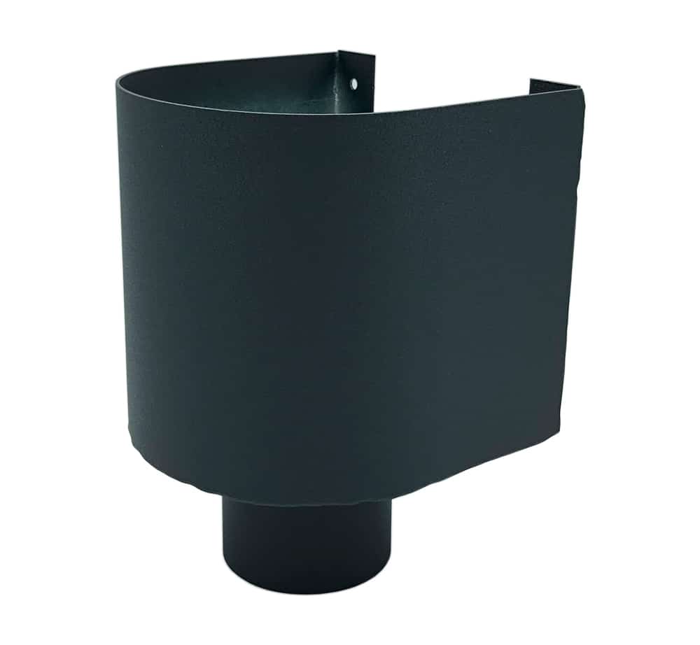 Vergaarbak mini 80mm met uitsparing - antraciet