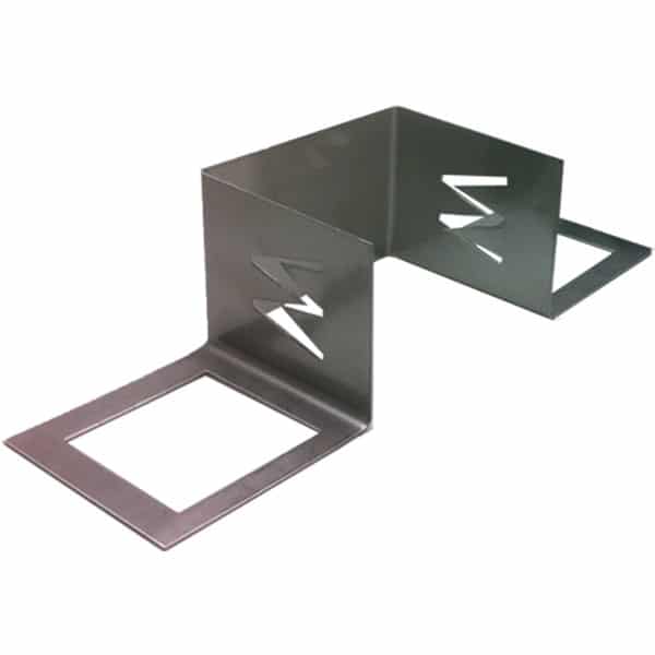 Inmetsel nis beugel RVS 80x80mm