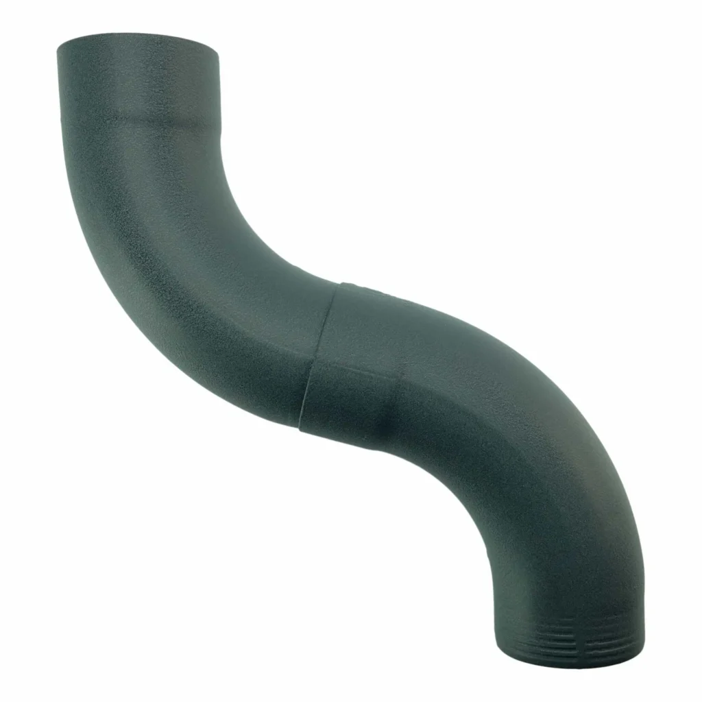 Bocht 72gr 100 mm - antraciet