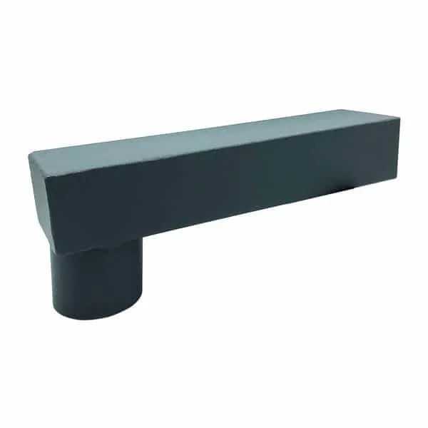 Stadsuitloop 60x100mm naar 100mm - antraciet