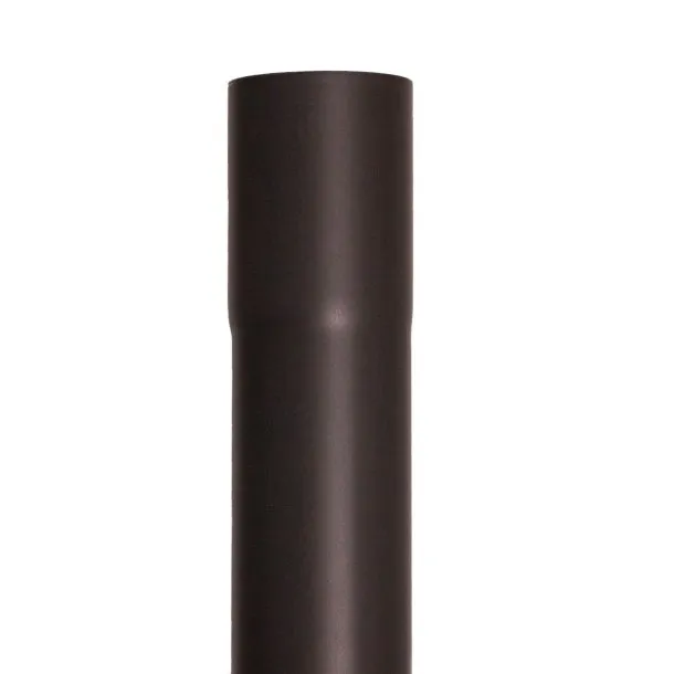 Regenpijp zink gepatineerd 80 mm rond 3 meter - Noir