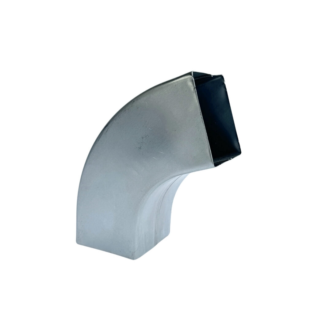Zinken bocht vierkant 80x80 mm 72gr