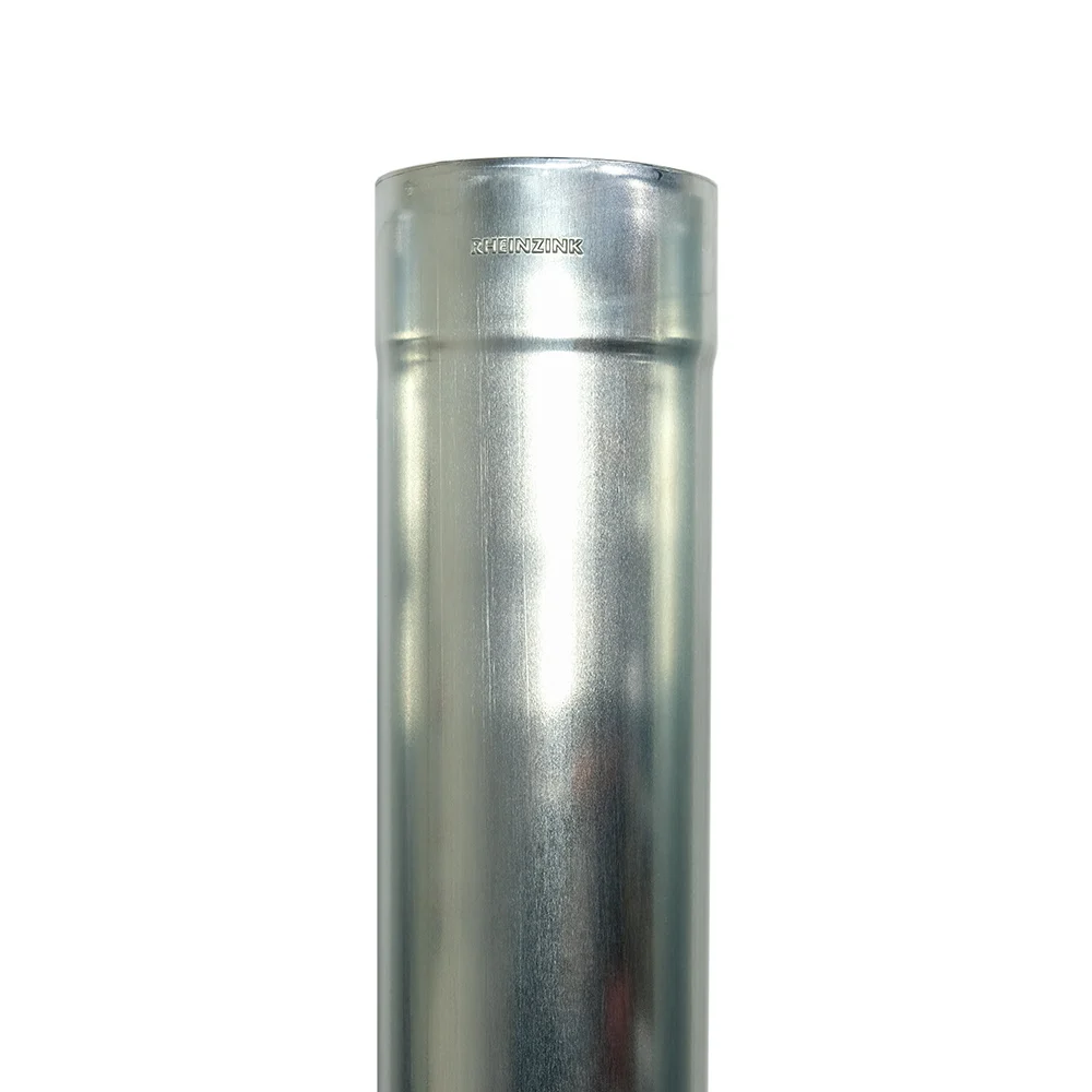 Regenpijp zink gelast 100mm 3 meter 0.65mm - Rheinzink