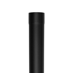 Regenpijp 80mm 2 meter - P.10 zwart - Afbeelding 1